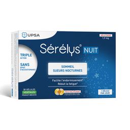 Sérélys Nuit complément sommeil avec mélatonine et pollens