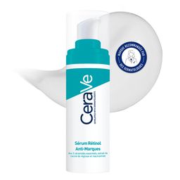 Sérum Rétinol Anti-Marques 30ml enrichi au Rétinol encapsulé et aux 3 céramides essentiels pour peaux à imperfections avec des marques post-acné (hyperpigmentation post- inflammatoire ou PIH)