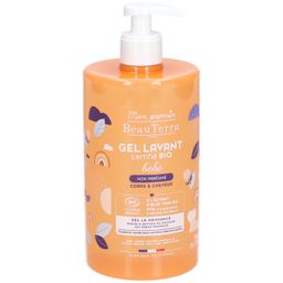 BeauTerra Gel Lavant Certifié Bio - Bébé Non Parfumé