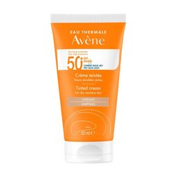 Avène Solaire - Crème Teintée SPF50+ UVB UVA Lumière Bleue HEV Avec Parfum