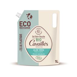 Rogé Cavaillès Gel Bain Douche certifié Bio Aloe Vera Éco-recharge