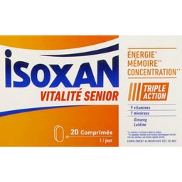 Isoxan Vitalité Senior, Comprimé, complément alimentaire pour la vitalité, bt 20