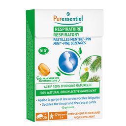 Puressentiel RESPIRATOIRE Pastilles Respiratoire Menthe-Pin