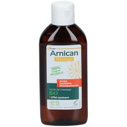 ARNICAN - Huile de massage BIO à base d'arnica, gaulthérie et d'harpagophytum - Effet apaisant - 100% origine naturelle - Fabriquée en France - Flacon de 100 ml