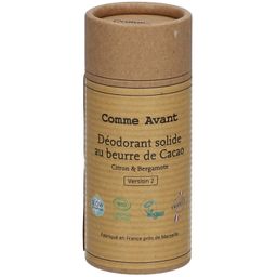 Comme Avant Déodorant au beurre de cacao - Citron et Bergarmote