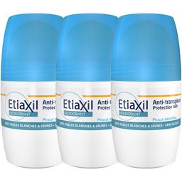 ETIAXIL - Déodorant Anti-transpirant -  Traitement Transpiration Modérée - Aisselles - Protection 48h - Roll on - Fabriqué en France - 50 ml