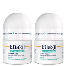 EtiaXil Traitement Détranspirant Aisselles Peaux Sensibles Roll'on
