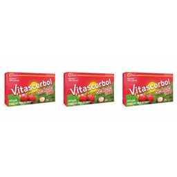 VITASCORBOL - Complément alimentaire à base de vitamine C - Acérola - 100% Naturelle - Fatigue et système immunitaire - Programme 30 jours - 30 comprimés à croquer