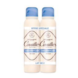 Rogé Cavaillès Anti-transpirant Absorb+ 48h Spray Lot de 2