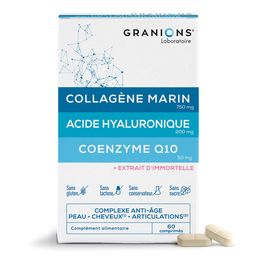 Laboratoire des GRANIONS® Complexe Collagène, Acide Hyaluronique & Coenzyme Q10