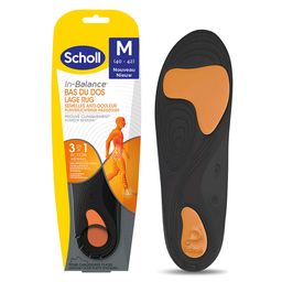 Semelles Scholl In-Balance Anti-douleur Bas du Dos Taille M 40-42
