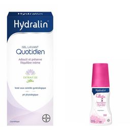 Hydralin Quotidien Gel Lavant + Fillette Mousse Lavante