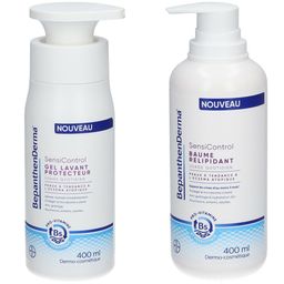 BepanthenDerma® SensiControl Baume Relipidant + Gel Lavant Protecteur