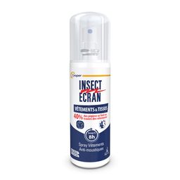 INSECT ECRAN - Spray Anti-Moustiques - Protection contre les piqures de moustiques - Vêtements &Tissus - Sans odeur - Spray - Fabriqué en France - 100ml