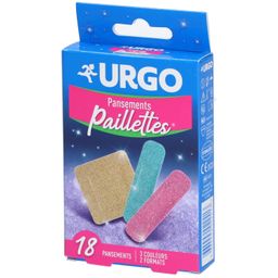 Urgo Pansements Enfants Paillettes 3 Couleurs 2 Formats