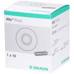 ALLY RINGS PROTECTEUR CUTANÉ - Protecteur cutané péristomial. diam. 48 mm, épaisseur 3 mm