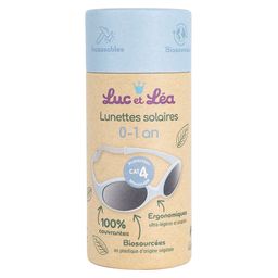 Luc & Léa Lunettes de soleil bébé végétales bleu dragé 0-1 an