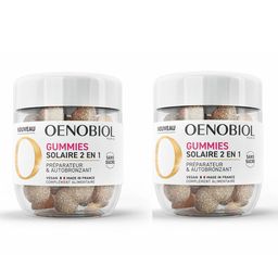 OENOBIOL Gummies Solaire 2 en 1 DUO Préparateur & Autobronzant