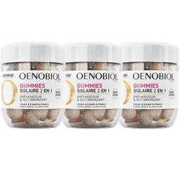 OENOBIOL Gummies Solaire 2 en 1 Préparateur & Autobronzant