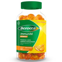 Berocca Immunité gommes Multivitamines et minéraux Soutient le système immunitaire au quotidien