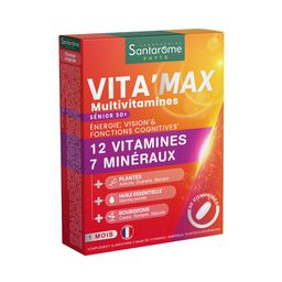 Santarome Vita'Max Seniors – Multivitamines + plantes et bourgeons actifs