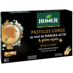 Humer Pastilles Gorge Miel Manuka Actif & Gelée Royale