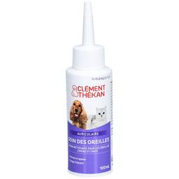 Clément Thékan Lotion Nettoyante pour les Oreilles pour Chiens et Chats - Soin des Oreilles
