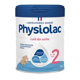 Physiolac Lait de Suite 2ème Âge 6/12 mois