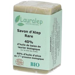 LAURALEP Savon d'Alep Rare BIO 40% laurier