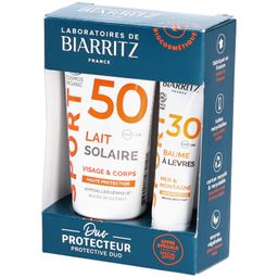 Laboratoires de Biarritz Duo Protecteur (Lait Solaire Sport SPF50 et Baume à Lèvres Sport SPF30)