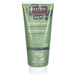 CATTIER  Gel douche 3 en 1 Homme