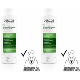 VICHY Dercos Technique Antipelliculaire Sensitive Shampooing traitant Cuir chevelu sensible