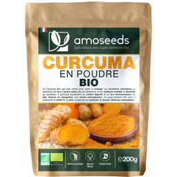 AMOSEEDS Poudre de curcuma bio