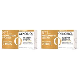 OENOBIOL DUO SUN EXPERT Préparateur Solaire Anti-Âge Complément alimentaire - Lot de 2 x 30 capsules