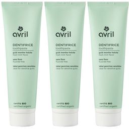 AVRIL Dentifrice bio à la menthe sans fluor