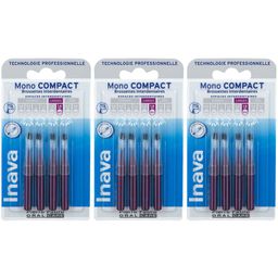 Inava Mono Compact Brossettes interdentaires Large Violet