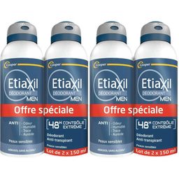ETIAXIL Déodorant Homme Anti-transpirant Contrôle 48 h - Aérosol