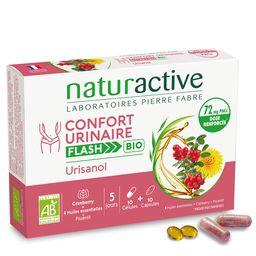 Naturactive CONFORT URINAIRE Flash (Huiles essentielles + Cranberry)
