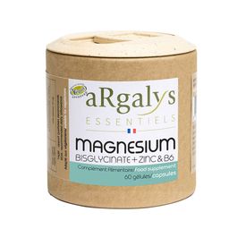 Argalys Magnésium Bisglycinate + Vitamine B6 et Zinc