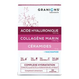 GRANIONS Collagène marin acide hyaluronique céramides + niacinamide