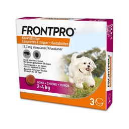 FRONTPRO Comprimés antiparasitaire petit chien 2-4 kg