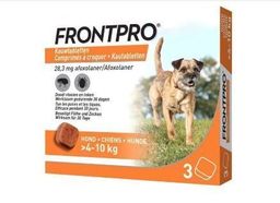 FRONTPRO Comprimés Antiparasitaire 4-10 Kg