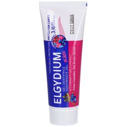 Elgydium Kids Gel Dentifrice au Fluorinol | Arôme grenadine