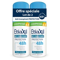 ETIAXIL Anti-Transpirant Protection 48h Compressé x2