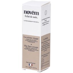 NOVEM Eclat de Noix La Crème Visage - Recharge
