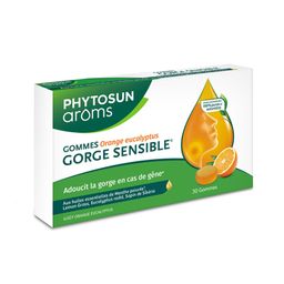 PHYTOSUN arôms Gommes Gorge Sensible goût orange eucalyptus