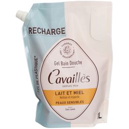Cavaillès Recharge Gel Bain Douche Laitr et Miel