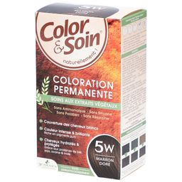 COLOR & SOIN Coloration Permanente 5W Marron Doré
