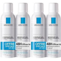 Déodorant Peaux Sensibles 48H Lot 2 x 150ml