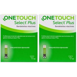 OneTouch Select Plus Bandelettes réactives
